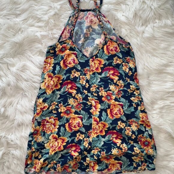 American Eagle Floral Halter Dress - Picture 3 of 4
